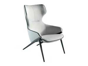 5009 - Fabric armchair with armrests _ Angel Cerdá